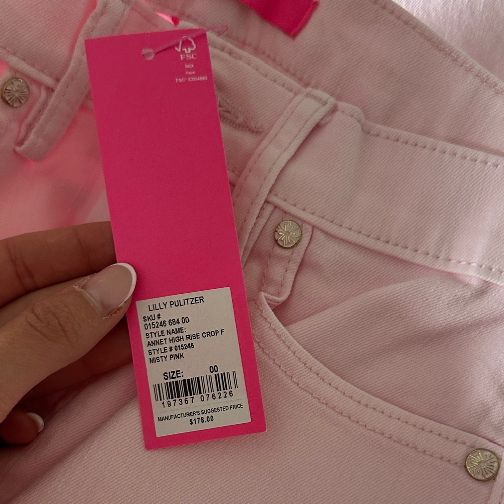 Lilly Pulitzer Pastel Pink Skinny Jeans - Picture 3 of 3
